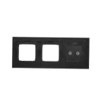 Simon 54 Touch WMDZ-01123S-073 Panel dotykowy S54 Touch, 3 moduły, 2 pola dotykowe poziome + 2 otwory na osprzęty S54, zastygła lawa