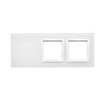 Simon 54 Touch WMDZ-01125S-070 Panel dotykowy S54 Touch, 3 moduły, 4 pola dotykowe + 2 otwory na osprzęty S54, biała perła