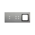 Simon 54 Touch WMDZ-01131S-072 Panel dotykowy S54 Touch, 3 moduły, 2 pola dotykowe pionowe + 4 pola dotykowe + 1 otwór na osprzęt S54, burzowa chmura