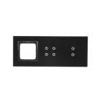 Simon 54 Touch WMDZ-01131S-073 Panel dotykowy S54 Touch, 3 moduły, 2 pola dotykowe pionowe + 4 pola dotykowe + 1 otwór na osprzęt S54, zastygła lawa