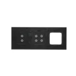 Simon 54 Touch WMDZ-01131S-073 Panel dotykowy S54 Touch, 3 moduły, 2 pola dotykowe pionowe + 4 pola dotykowe + 1 otwór na osprzęt S54, zastygła lawa