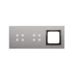 Simon 54 Touch WMDZ-01132S-072 Panel dotykowy S54 Touch, 3 moduły, 4 pola dotykowe + 4 pola dotykowe + 1 otwór na osprzęt S54, burzowa chmura