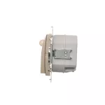 Simon 54 WMDO-SCAxx1-044 Oprawa oświetleniowa LED z czujnikiem ruchu, 230 V AC, 1.4 W, białe zimne 5700K; złoty mat