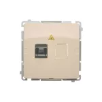 Simon Basic WMUK-051012-9011 Gniazdo światłowodowe / optyczne pojedyncze SC/APC (moduł); beż