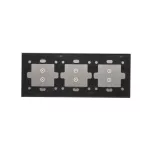 Simon 54 Touch WMDZ-01137S-071 Panel dotykowy S54 Touch, 3 moduły, 2 pola dotykowe pionowe + 2 pola dotykowe pionowe + 2 pola dotykowe pionowe, srebrna mgła