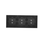 Simon 54 Touch WMDZ-01137S-073 Panel dotykowy S54 Touch, 3 moduły, 2 pola dotykowe pionowe + 2 pola dotykowe pionowe + 2 pola dotykowe pionowe, zastygła lawa