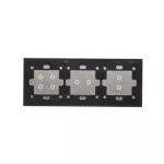 Simon 54 Touch WMDZ-01142S-071 Panel dotykowy S54 Touch, 3 moduły, 2 pola dotykowe pionowe + 2 pola dotykowe poziome + 4 pola dotykowe srebrna mgła