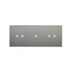Simon 54 Touch WMDZ-01146S-071 Panel dotykowy S54 Touch, 3 moduły, 2 pola dotykowe poziome + 1 pole dotykowe + 2 pola dotykowe poziome, srebrna mgła