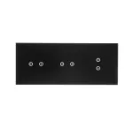 Simon 54 Touch WMDZ-01156S-073 Panel dotykowy S54 Touch, 3 moduły, 2 pola dotykowe poziome + 2 pole dotykowe poziome + 2 pola dotykowe pionowe, zastygła lawa