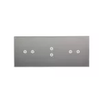 Simon 54 Touch WMDZ-01157S-071 Panel dotykowy S54 Touch, 3 moduły, 2 pola dotykowe poziome + 2 pola dotykowe pionowe + 2 pola dotykowe poziome, srebrna mgła