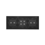 Simon 54 Touch WMDZ-01159S-073 Panel dotykowy S54 Touch, 3 moduły, 2 pola dotykowe poziome + 4 pola dotykowe + 2 pola dotykowe poziome, zastygła lawa