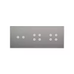 Simon 54 Touch WMDZ-01160S-071 Panel dotykowy S54 Touch, 3 moduły, 2 pola dotykowe poziome + 4 pola dotykowe + 4 pola dotykowe, srebrna mgła