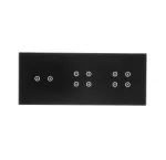 Simon 54 Touch WMDZ-01160S-073 Panel dotykowy S54 Touch, 3 moduły, 2 pola dotykowe poziome + 4 pola dotykowe + 4 pola dotykowe, zastygła lawa