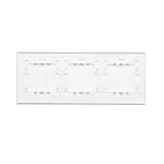Simon 54 Touch WMDZ-01161S-070 Panel dotykowy S54 Touch, 3 moduły, 2 pola dotykowe pionowe +1 pole dotykowe + 2 pola dotykowe pionowe, biała perła