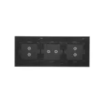 Simon 54 Touch WMDZ-01162S-073 Panel dotykowy S54 Touch, 3 moduły, 2 pola dotykowe pionowe + 2 pole dotykowe poziome + 2 pola dotykowe pionowe, zastygła lawa