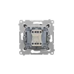 Simon 54 WMDL-0700xx-048 Łącznik krzyżowy bez piktogramu (moduł) 10AX, 250V~, szybkozłącza; antracyt