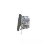 Simon 54 WMDL-0710xx-046 Łącznik krzyżowy z podświetleniem LED bez piktogramu (moduł) 10AX, 250V~, szybkozłącza; brąz mat