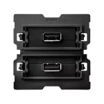Simon 100 W100-10000562x-039 Gniazdo USB podwójne, 2.0, typ A żeńskie (mechanizm), zaciski śrubowe