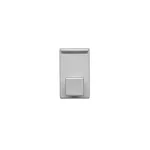 Simon 55 WMDL-TRLWXXX-143 Wieszak pojedynczy - pasuje do ramek Line; Aluminium mat