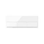 Simon 100 W100-10020301x-130 Panel 3-krotny: 3 klawisze; biały Do wyczerpania stanów magazynowych