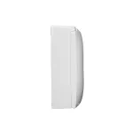 Simon Aquaclick WA-CGSZ4CZ-xx-11xx Gniazdo wtyczkowe natynkowe Schuko 4-krotne, klapka w kolorze pokrywy, z przesłonami torów prądowych, IP44, 16A, 250V~, szybkozłącza; biały