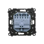 Simon 55 WMDL-031xx3-0116 Łącznik potrójny (moduł) 10 AX, 250 V~, szybkozłącza; Grafitowy mat