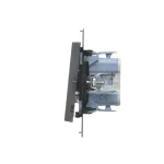 Simon 55 WMDL-0107xx-116 Łącznik świecznikowy (moduł) 10 AX, 250 V~, szybkozłącza; Grafitowy mat