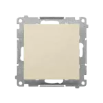 Simon 55 WMDL-0104Mx-144 Łącznik krzyżowy z podświetleniem LED – podświetlenie jak w łączniku pojedynczym (moduł) 10 AX, 250 V~, szybkozłącza; Szampański mat