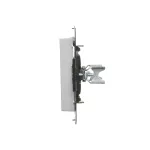 Simon 55 WMTO-S5K14xx-1-143 Oprawa oświetleniowa LED 14 V (0,56 W). Barwa zimna biała 5700K; Aluminium mat !Wymagany zasilacz 14V