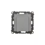 Simon 55 WMDL-TEWH1-116 Łącznik hotelowy elektroniczny z podświetleniem LED z przekaźnikiem 16 A, 230 V~, z opóźnieniem wyłączenia 10,20,30 sek. (moduł); Grafitowy mat