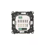 Simon 55 WMDL-TEWH1-116 Łącznik hotelowy elektroniczny z podświetleniem LED z przekaźnikiem 16 A, 230 V~, z opóźnieniem wyłączenia 10,20,30 sek. (moduł); Grafitowy mat
