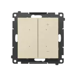 Simon 55 GO WMDS-TESW1W-144 Ściemniacz do pasków LED-owych 12-24 V, 1 kanałowy, sterowany smartfonem [Wi-Fi] - DIMMER W (moduł); Szampański mat