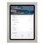 Simon GO TBU-GFC2A8-111 Uchwyt ścienny zamknięty do tabletu Samsung Galaxy Tab A8 10,5”; Biały mat Wycofany z oferty - do wyczerpania stanów magazynowych