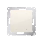Simon 54 GO WMDC-010MXP-041 Sterownik pojedynczy oświetleniowy z wbudowanym pomiarem energii, sterowany smartfonem [Wi-Fi] - SWITCH; 1x16 A, 230 V, (moduł); kremowy