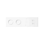 Simon 100 W100-10020412X-230 Panel 4-krotny: 2 gniazda + 2x1 ładowarka USB C + 2xRJ45; biały mat