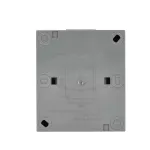 Simon Aquaclick WA-CD1xxxx-xx-18xx Przycisk dzwonek natynkowy, IP44, 10AX, 250V~, zaciski śrubowe; ciemnoszary