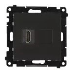Simon 55 WMDA-P95XX8-149 Gniazdo HDMI 2.1 (moduł); Czarny mat