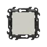 Simon 24 TS24P-NW6LXX-042 Łącznik schodowy z podświetleniem LED (moduł) 10 AX, 250 V~, szybkozłącza; kaszmirowy