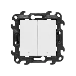 Simon 24 TS24P-NW5L2X-011 Łącznik świecznikowy z podświetleniem LED (moduł) 10 AX, 250 V~, szybkozłącza; biały
