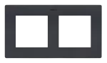 Simon 24 WS24P-2460620-038 Ramka 2-krotna; grafitowy mat