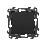Simon 24 GO WS24P-24391315-098 Ściemniacz do pasków LED RGBW, CCT, 4xMONO, sterowany smartfonem [Wi-Fi], 4x4 A, 12-24 W, (moduł); czarny mat