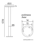 SU-MA Oprawa stojąca RONDO II RO-825