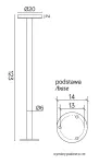SU-MA Oprawa stojąca RONDO II RO-1230