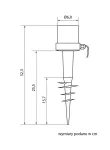 SU-MA lampa stojąca zewnętrzna Alekule G 250 Z