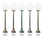 SU-MA lampa stojąca zewnętrzna kule Classic E27 czarny/patyna IP43 K 5002/2/KP 250 OP