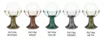 SU-MA lampa stojąca zewnętrzna kule z koszykiem 200 E27 czarny/patyna IP43 K 4011/1/KPO OP