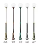 SU-MA lampa stojąca zewnętrzna kule Classic OGMWN 1 300