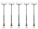SU-MA lampa stojąca zewnętrzna kule Classic OGMWN 2 300