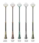 SU-MA lampa stojąca zewnętrzna kule z koszykiem 250 OGMWN 1 KPO 250