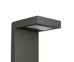 SU-MA lampa stojąca zewnętrzna LED Karo 10W 720lm 4000K ciemny popiel 78cm IP54 KR-780
